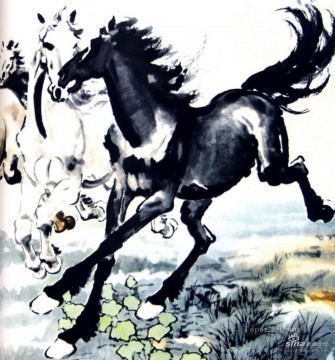  caballos Arte - Caballos Xu Beihong chinos antiguos